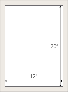 Diagram of measuring a single cabinet opening