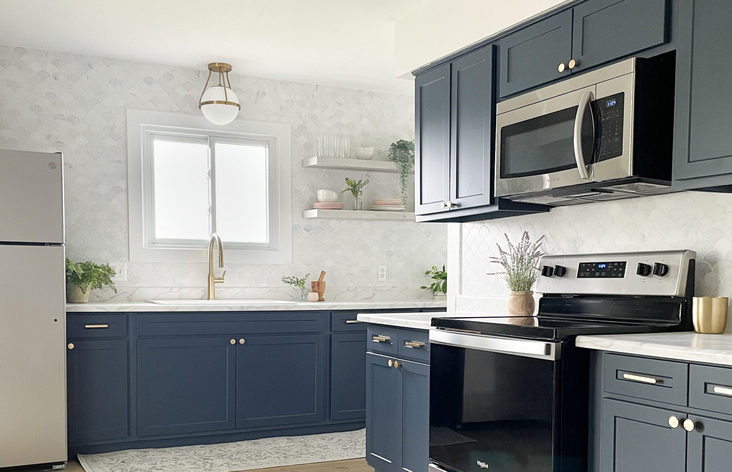 A Front + Center refaced kitchen