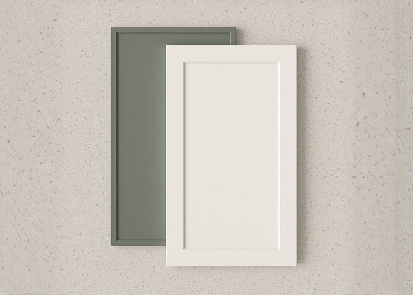 Two Front + Center sample doors