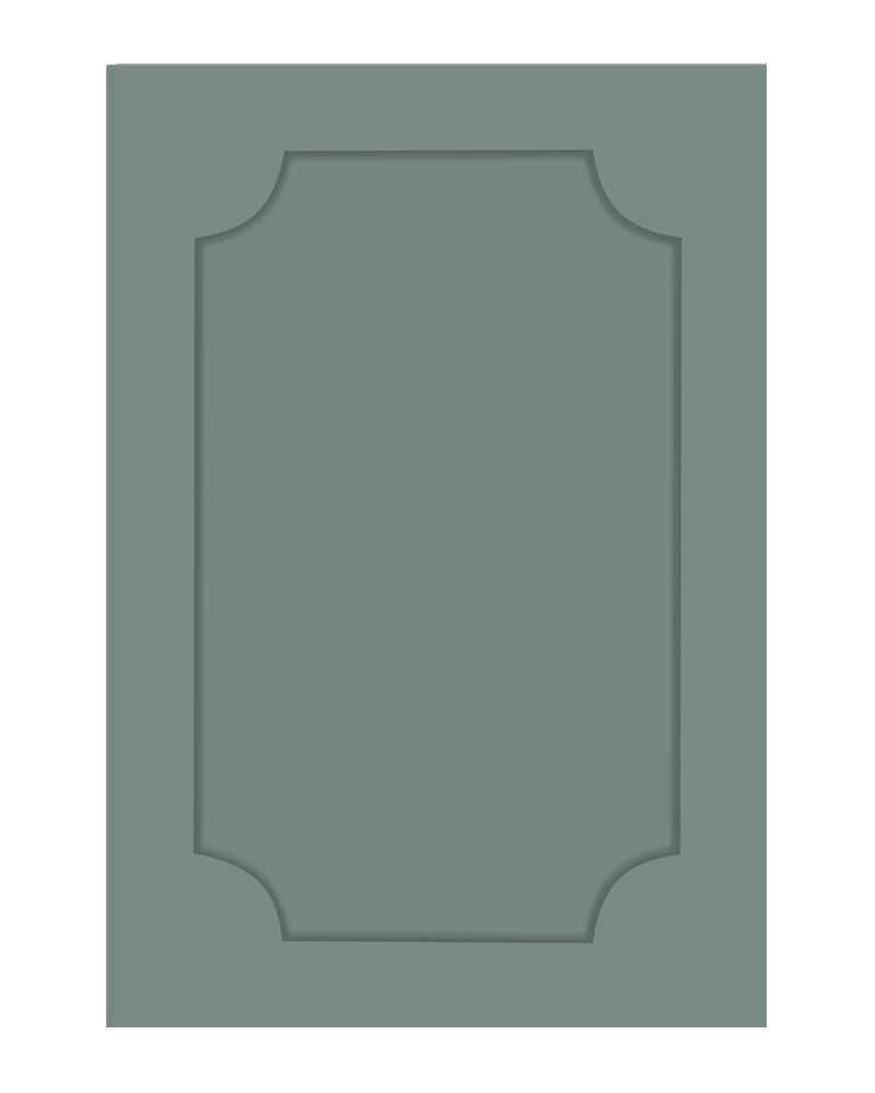Manhattan door shown in sage